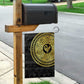 African Adinkra Garden Flag Sankofa Bird - Gold Version - Chest Arm Tattoo