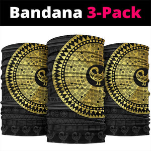 African Adinkra Neck Gaiter Sankofa Bird - Gold Version - Chest Arm Tattoo LT15