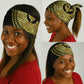 African Adinkra Neck Gaiter Sankofa Bird - Gold Version - Chest Arm Tattoo LT15