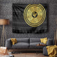 African Adinkra Tapestry Sankofa Bird - Gold Version - Chest Arm Tattoo