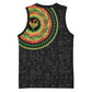 African Sankofa Bird Basketball Jersey Adinkra Symbols - Chest Arm Tattoo LT15