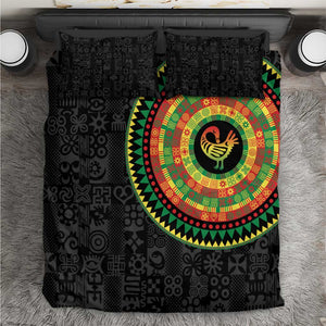 African Sankofa Bird Bedding Set Adinkra Symbols - Chest Arm Tattoo