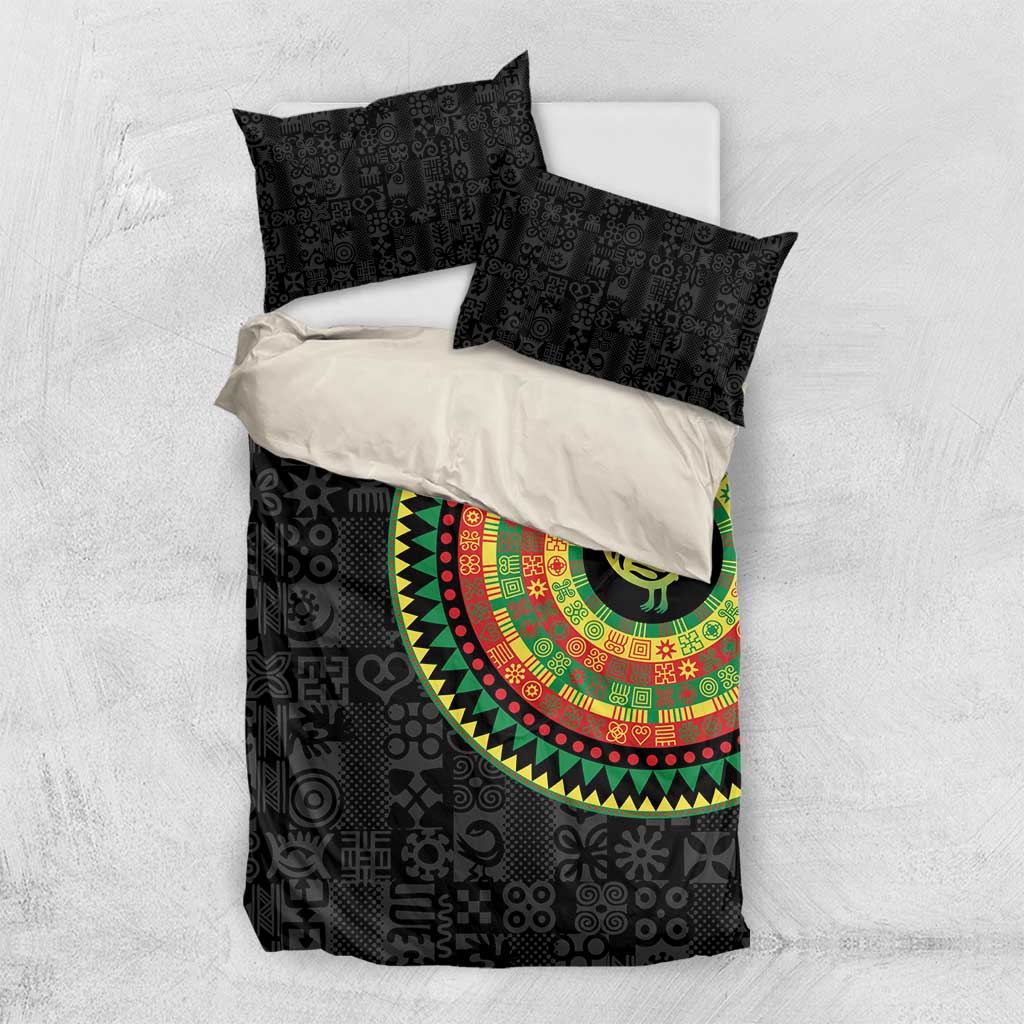African Sankofa Bird Bedding Set Adinkra Symbols - Chest Arm Tattoo
