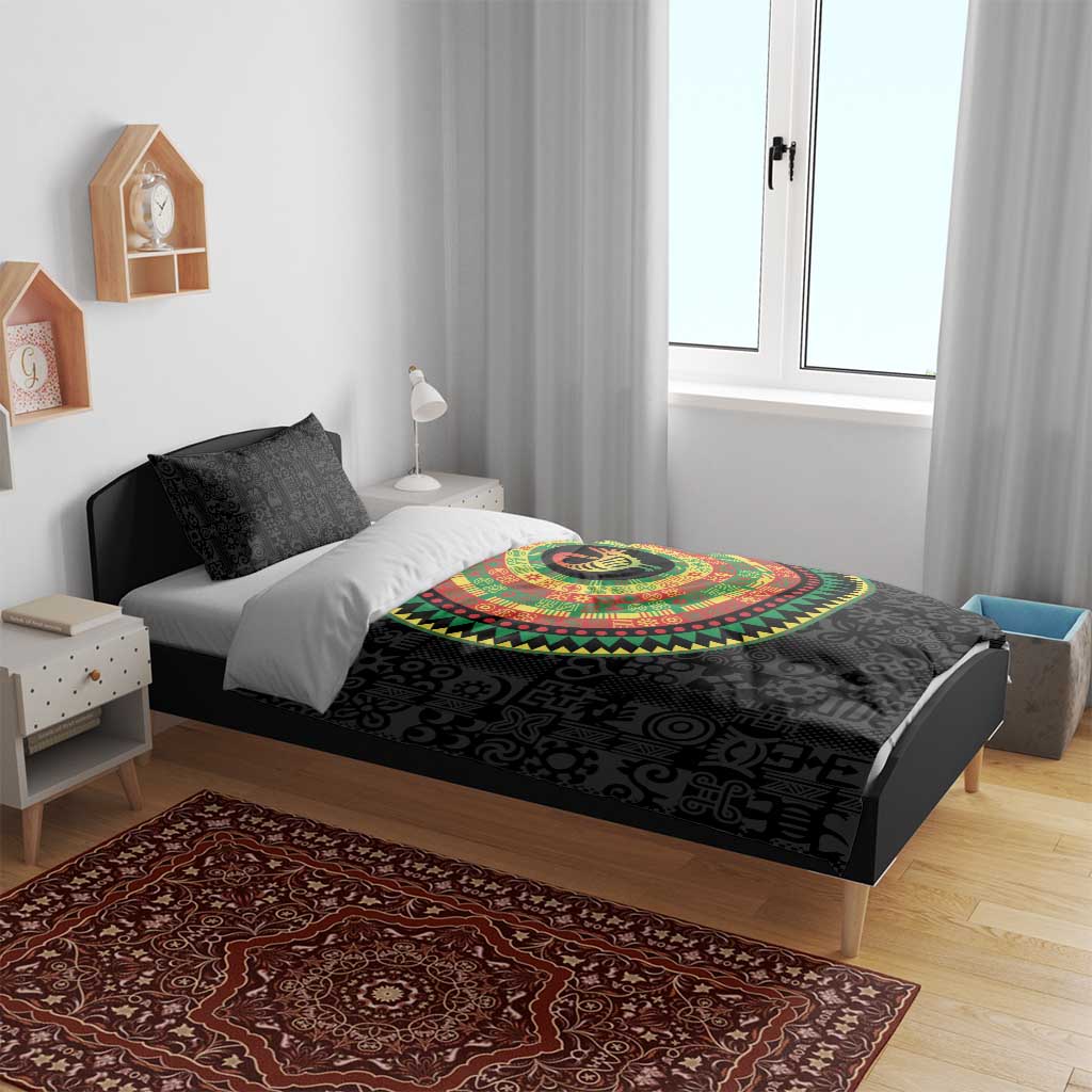 African Sankofa Bird Bedding Set Adinkra Symbols - Chest Arm Tattoo