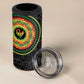 African Sankofa Bird 4 in 1 Can Cooler Tumbler Adinkra Symbols - Chest Arm Tattoo