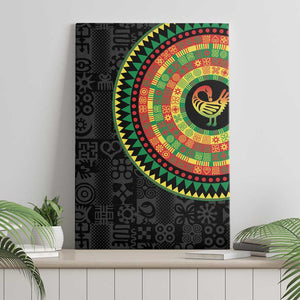 African Sankofa Bird Canvas Wall Art Adinkra Symbols - Chest Arm Tattoo