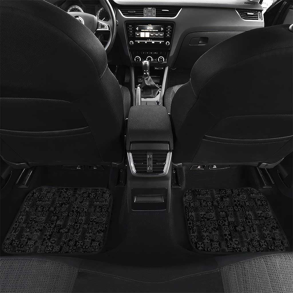 African Sankofa Bird Car Mats Adinkra Symbols - Chest Arm Tattoo