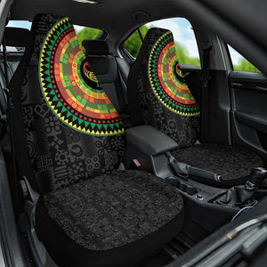 African Sankofa Bird Car Seat Cover Adinkra Symbols - Chest Arm Tattoo