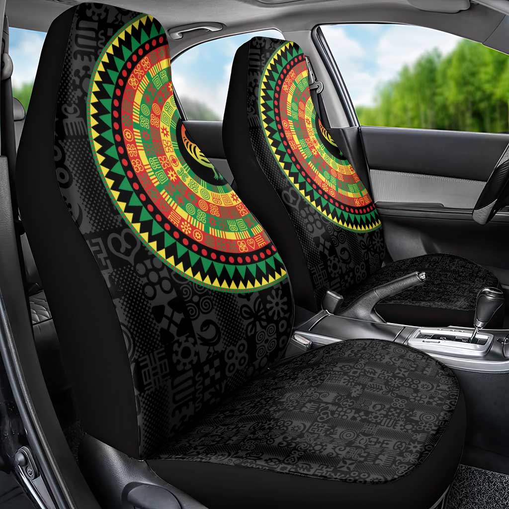 African Sankofa Bird Car Seat Cover Adinkra Symbols - Chest Arm Tattoo