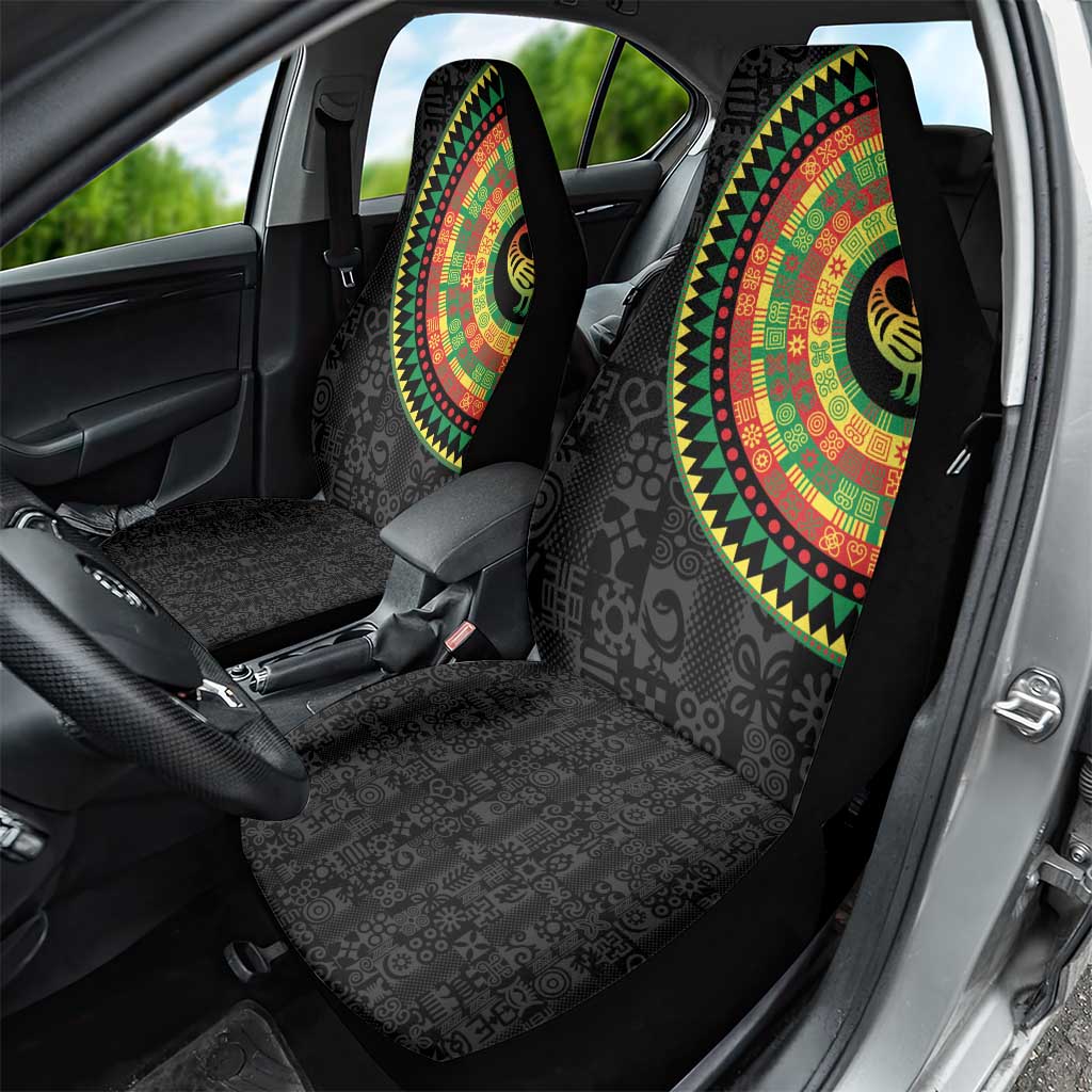 African Sankofa Bird Car Seat Cover Adinkra Symbols - Chest Arm Tattoo