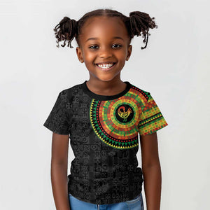 African Sankofa Bird Kid T shirt Adinkra Symbols - Chest Arm Tattoo