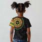 African Sankofa Bird Kid T shirt Adinkra Symbols - Chest Arm Tattoo
