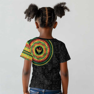 African Sankofa Bird Kid T shirt Adinkra Symbols - Chest Arm Tattoo