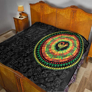 African Sankofa Bird Quilt Adinkra Symbols - Chest Arm Tattoo