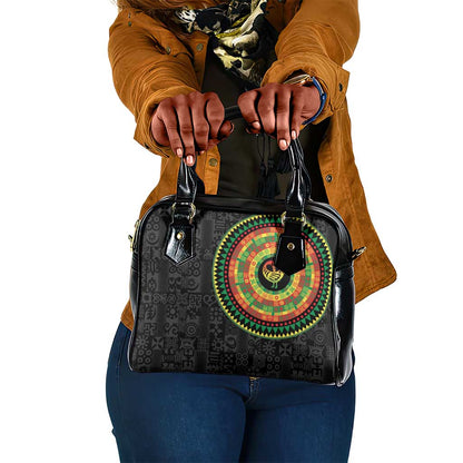 African Sankofa Bird Shoulder Handbag Adinkra Symbols - Chest Arm Tattoo
