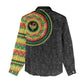 African Sankofa Bird Women Casual Shirt Adinkra Symbols - Chest Arm Tattoo