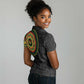 African Sankofa Bird Women Polo Shirt Adinkra Symbols - Chest Arm Tattoo
