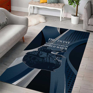 761st Tank Battalion WWII Area Rug Black Panthers Tribute