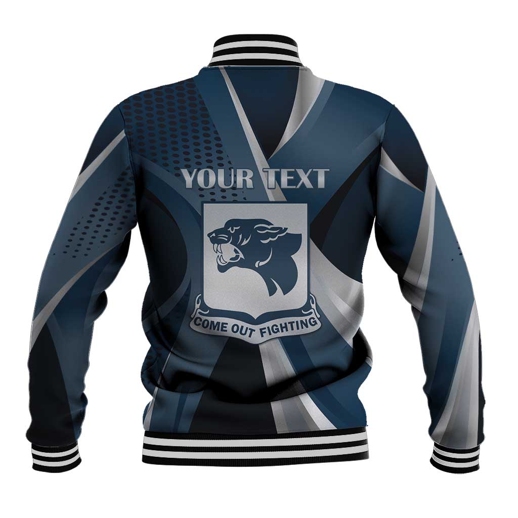 Personalized 761st Tank Battalion WWII Baseball Jacket Black Panthers Tribute