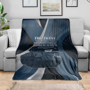 761st Tank Battalion WWII Blanket Black Panthers Tribute