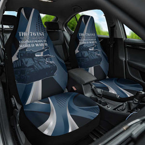 761st Tank Battalion WWII Car Seat Cover Black Panthers Tribute