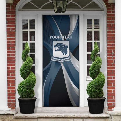 Personalized 761st Tank Battalion WWII Door Cover Black Panthers Tribute