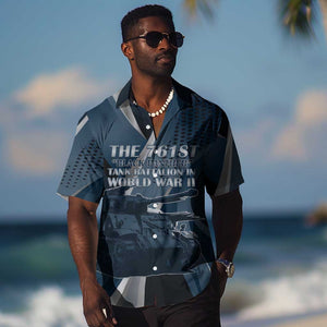 Personalized 761st Tank Battalion WWII Hawaiian Shirt Black Panthers Tribute