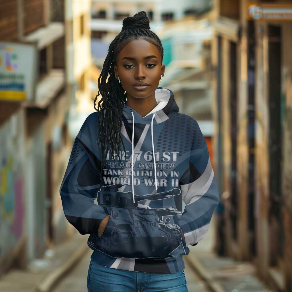 Personalized 761st Tank Battalion WWII Hoodie Black Panthers Tribute