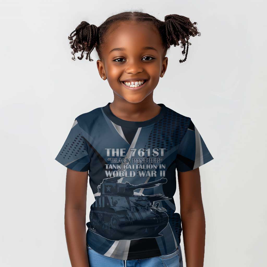 Personalized 761st Tank Battalion WWII Kid T shirt Black Panthers Tribute