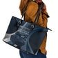 761st Tank Battalion WWII Leather Tote Bag Black Panthers Tribute