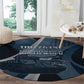 761st Tank Battalion WWII Round Carpet Black Panthers Tribute