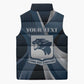 Personalized 761st Tank Battalion WWII Sleeveless Puffer Jacket Black Panthers Tribute