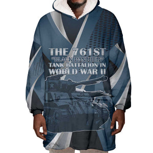 Personalized 761st Tank Battalion WWII Wearable Blanket Hoodie Black Panthers Tribute