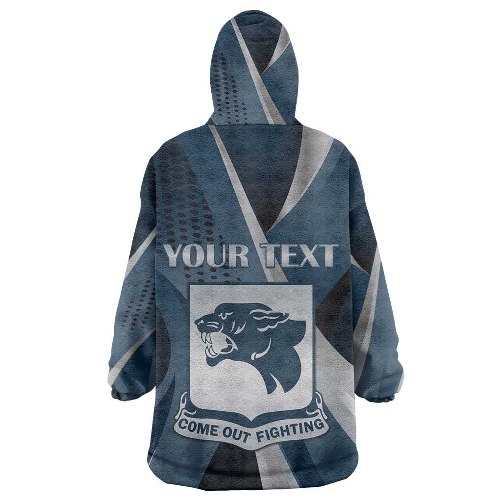 Personalized 761st Tank Battalion WWII Wearable Blanket Hoodie Black Panthers Tribute