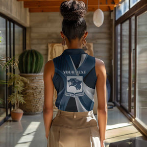 Personalized 761st Tank Battalion WWII Women Sleeveless Polo Shirt Black Panthers Tribute