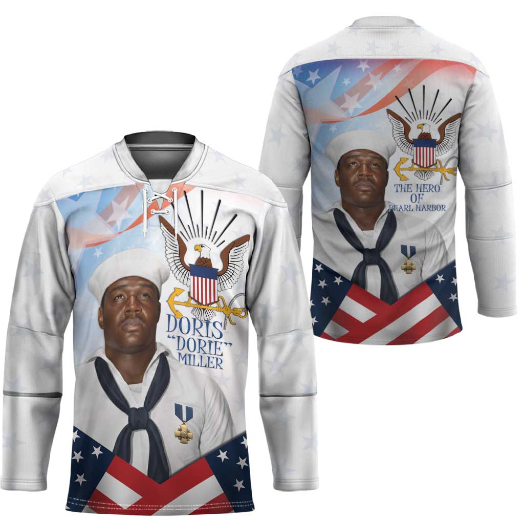 Doris Dorie Miller Hockey Jersey The Hero Pearl Harbor