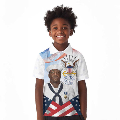 Doris Dorie Miller Kid Polo Shirt The Hero Pearl Harbor
