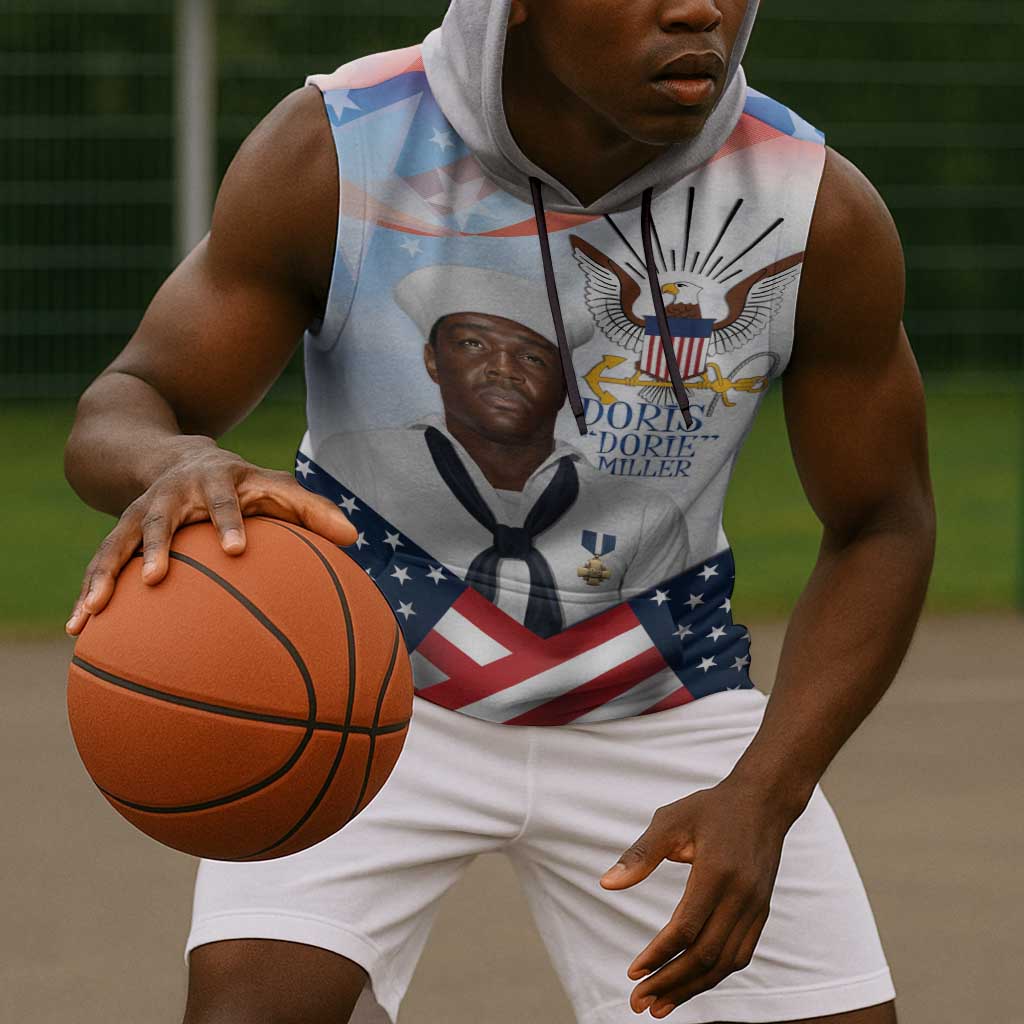 Doris Dorie Miller Sleeveless Hoodie The Hero Pearl Harbor