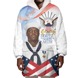 Doris Dorie Miller Wearable Blanket Hoodie The Hero Pearl Harbor