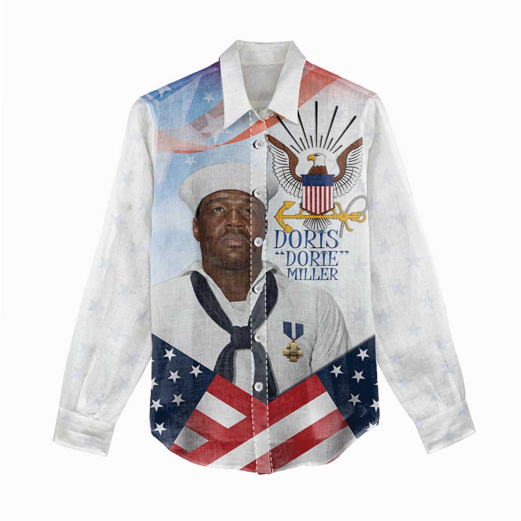 Doris Dorie Miller Women Casual Shirt The Hero Pearl Harbor