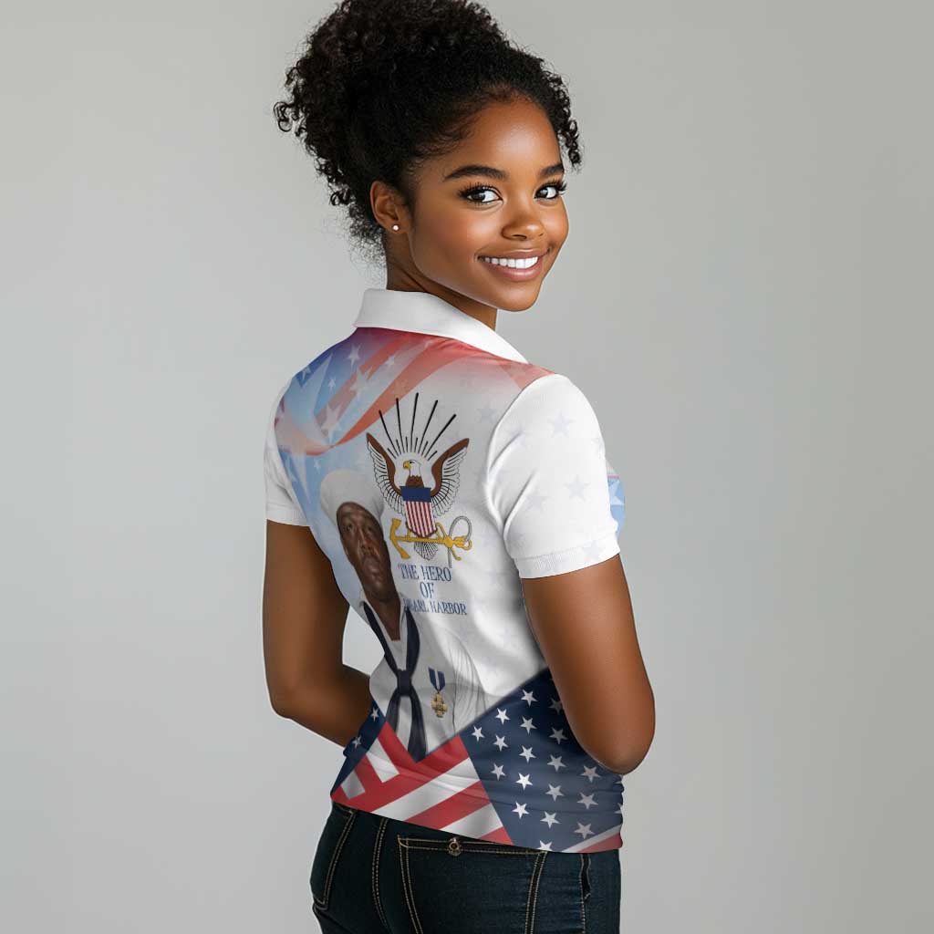 Doris Dorie Miller Women Polo Shirt The Hero Pearl Harbor