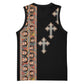 Ethiopia Angels Tilet With Cross Basketball Jersey Black Color - African Pride