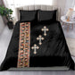 Ethiopia Angels Tilet With Cross Bedding Set Black Color