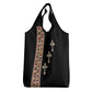Ethiopia Angels Tilet With Cross Grocery Bag Black Color