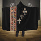 Ethiopia Angels Tilet With Cross Hooded Blanket Black Color