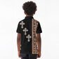 Ethiopia Angels Tilet With Cross Kid Polo Shirt Black Color