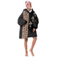 Ethiopia Angels Tilet With Cross Kid Wearable Blanket Hoodie Black Color
