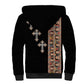 Ethiopia Angels Tilet With Cross Sherpa Hoodie Black Color