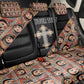Personalized Ethiopia Back Car Seat Cover Ethiopian Orthodox Church Angel Black Color