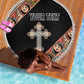 Personalized Ethiopia Beach Blanket Ethiopian Orthodox Church Angel Black Color